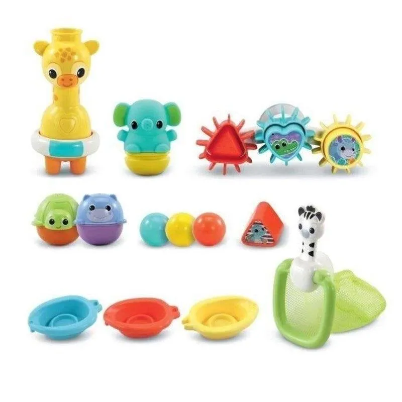 Giocattolo da bagno VTech Baby Maxi Multiattività 15 pezzi 1-5 anni Multicolore - immagine 1