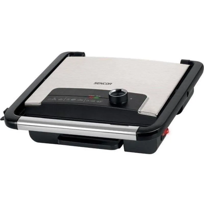 Grill Contatto Sencor SBG 3710SS 2000W Piastre Antiaderenti 29,8x26,8 cm - immagine 1