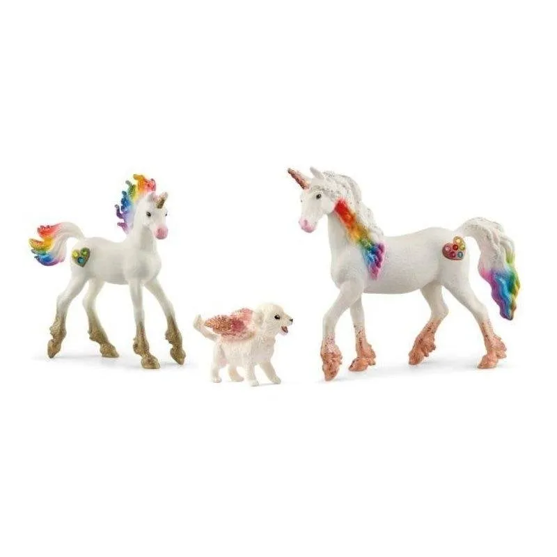 Kit Magico Schleich Bayala 3 Figurine Unicorno Ali Glitter - immagine 1