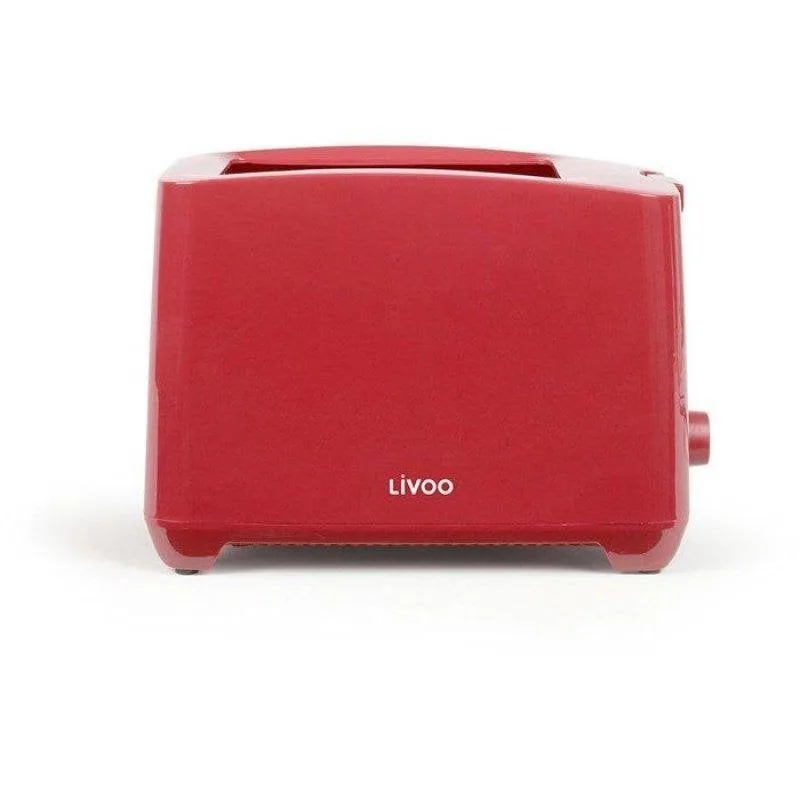 Tostapane Livoo DOD162RC 2 Fette 750W 7 Livelli Rosso - immagine 1
