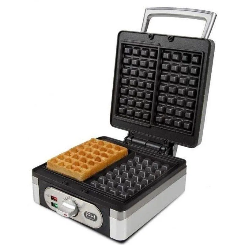 Waffleira Domo DO9047W 1400W 2 Piastre Rettangolari Profonde Antiaderenti - immagine 1