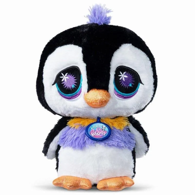 Peluche Pinguino Deluxe Bandai Littlest Pet Shop Multicolore 25 Cm - immagine 1