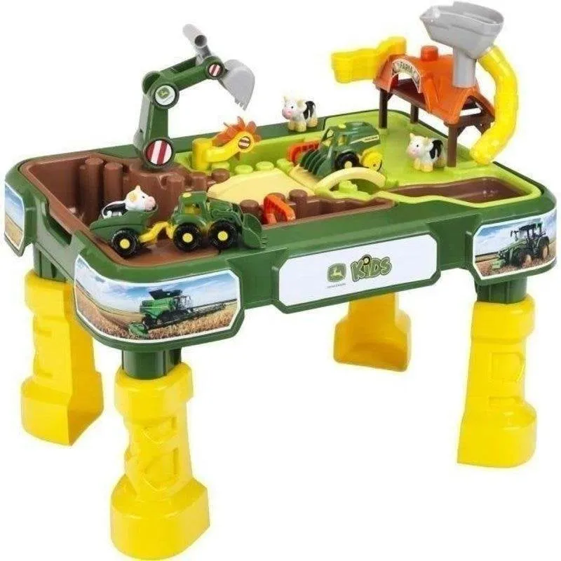Tavolo per sabbia e acqua Klein John Deere Multi-Play 64x46x60 cm - immagine 1