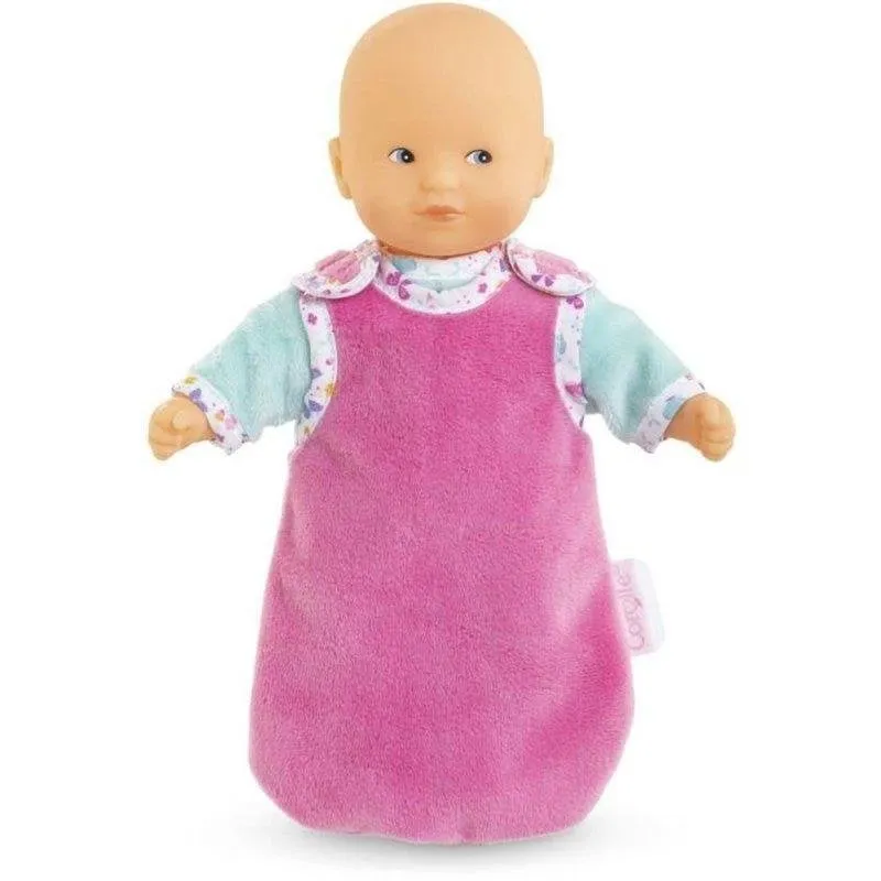 Bambola Corolle Mini Calin Bonne Nuit Papillons 20 cm Con Pigiama e Sacco a pelo - immagine 1