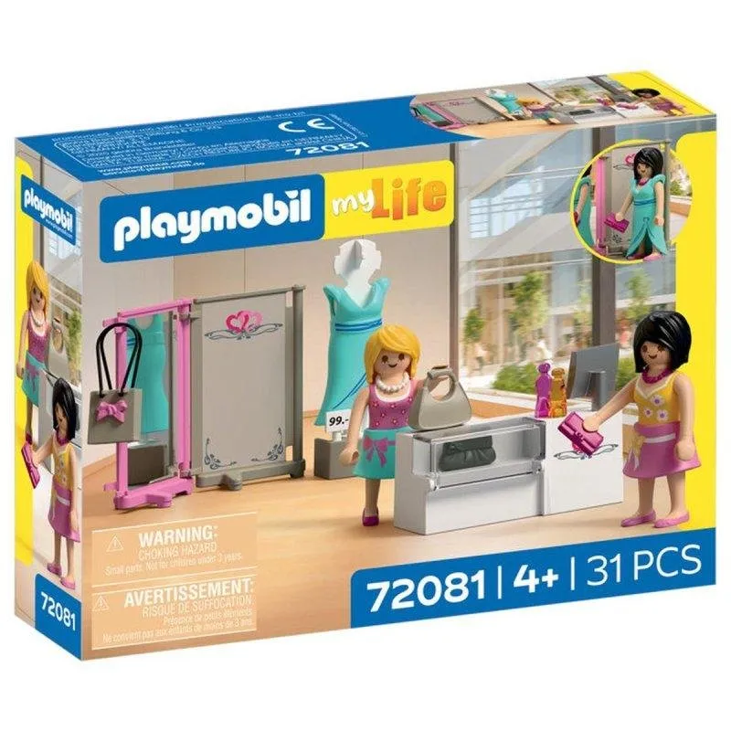 Giocattolo Playmobil 72081 Boutique de Mode My Life 31 Pezzi 2 Figure - immagine 1