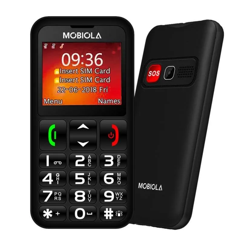 Mobiola MB700 2G 2,2" Dual SIM Bluetooth Radio FM Nero - immagine 1