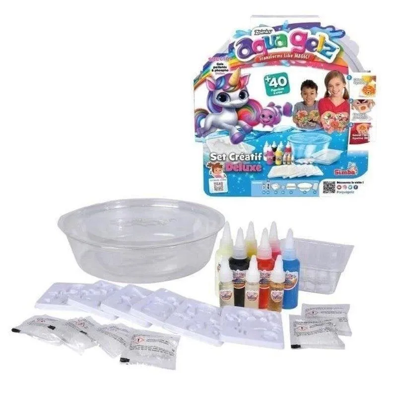 Kit Creativo Simba Aqua Gelz Deluxe per Creare Figure 3D con Gel Colorato - immagine 1