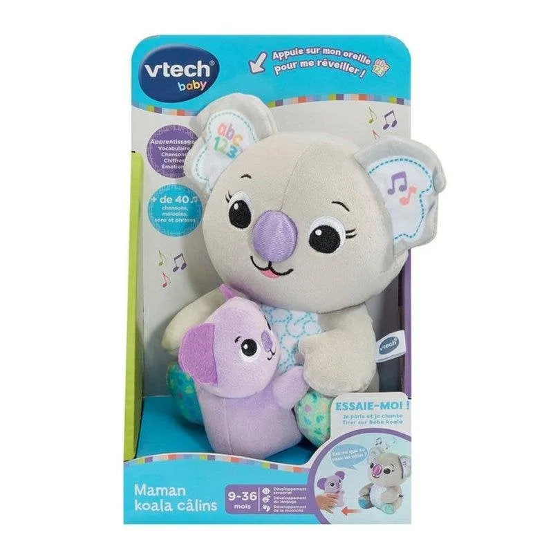 Peluche interattivo VTech Maman Koala con luci e melodie per 9-36 mesi - immagine 1