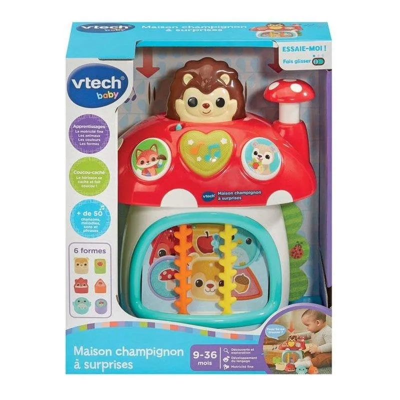 VTech Baby Casa Fungo Sorpresa 9-36 Mesi Forme Suoni - immagine 1