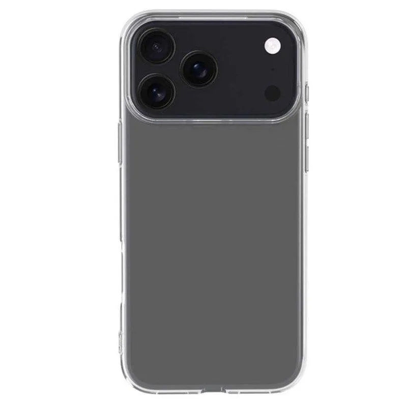 Cover Bigben Silisoft TPU Trasparente Slim Antishock Anti-ingiallimento per iPhone 17 Pro - immagine 1