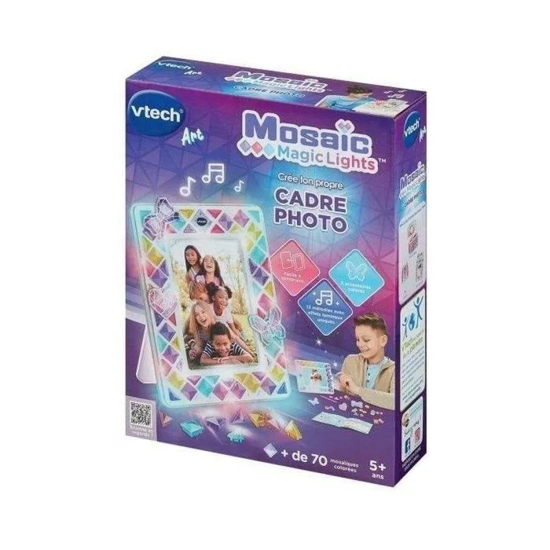 Kit di Mosaico Luminoso VTech Mosaic Magic Lights 71 Pezze Multicolori - immagine 1