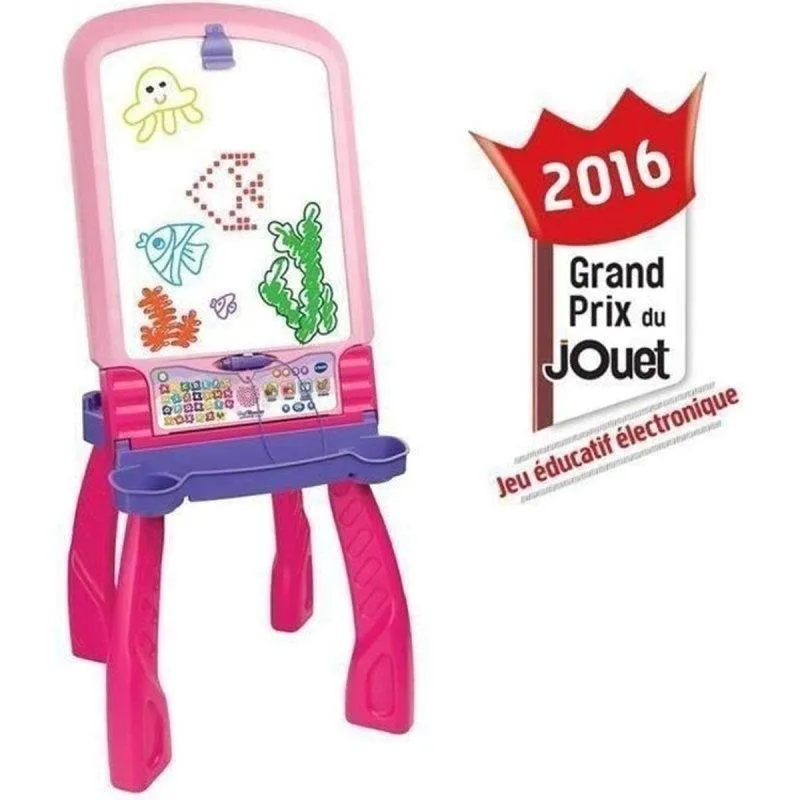 VTech DigiArt Magi Cavalletto Interattivo 3-in-1 Rosa Schermo Luminoso - immagine 1