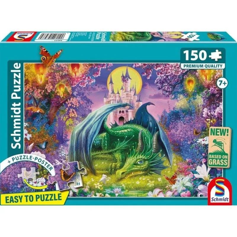 Puzzle Schmidt Spiele 150 Pezzi Giardino Incantato Drago 7 Anni+ - immagine 1