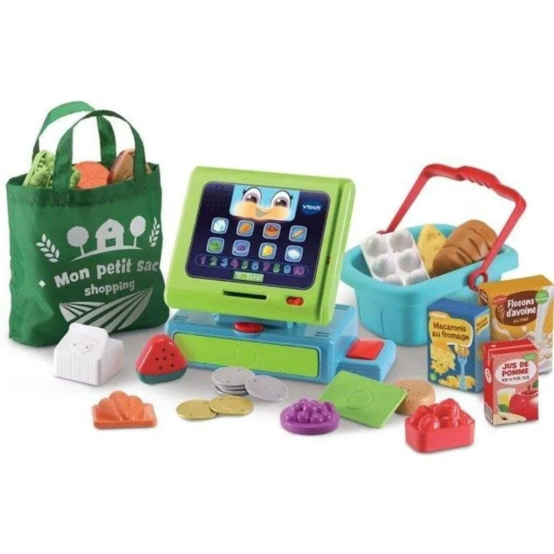 Cassa VTech Maxi Shopping Interattiva con Scanner e Display - immagine 1