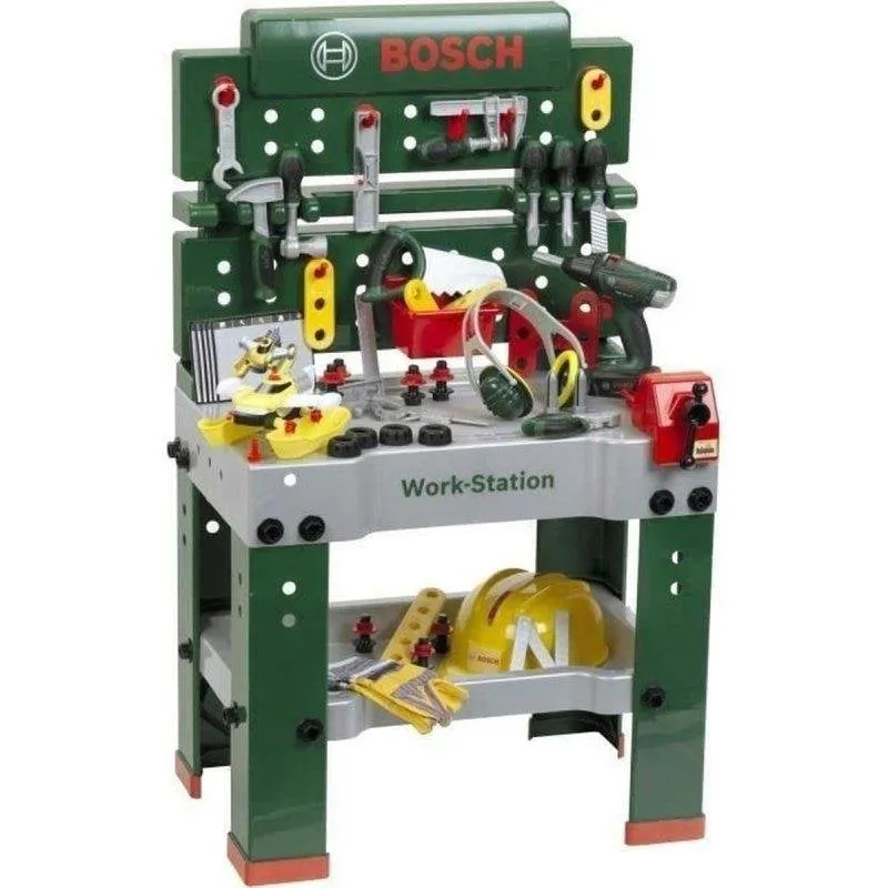 Banco Lavoro Bosch Theo Klein 8469 Con 81 Accessori - immagine 1