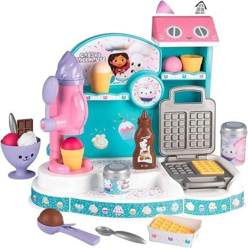 Set Gioco Bancone del Gelato Smoby Gabby con Macchina e 20 Accessori - immagine 1