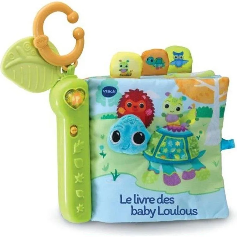 Libro Musicale in Tessuto VTech Baby Toudoux Des Loulous Cuore 7 Pagine - immagine 1