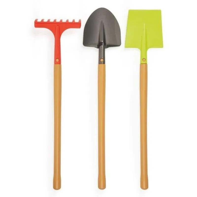 Kit Utensili Giardino Bambini Ecoiffier 4338 - 3 Pezzi 70 cm Multicolore - immagine 1