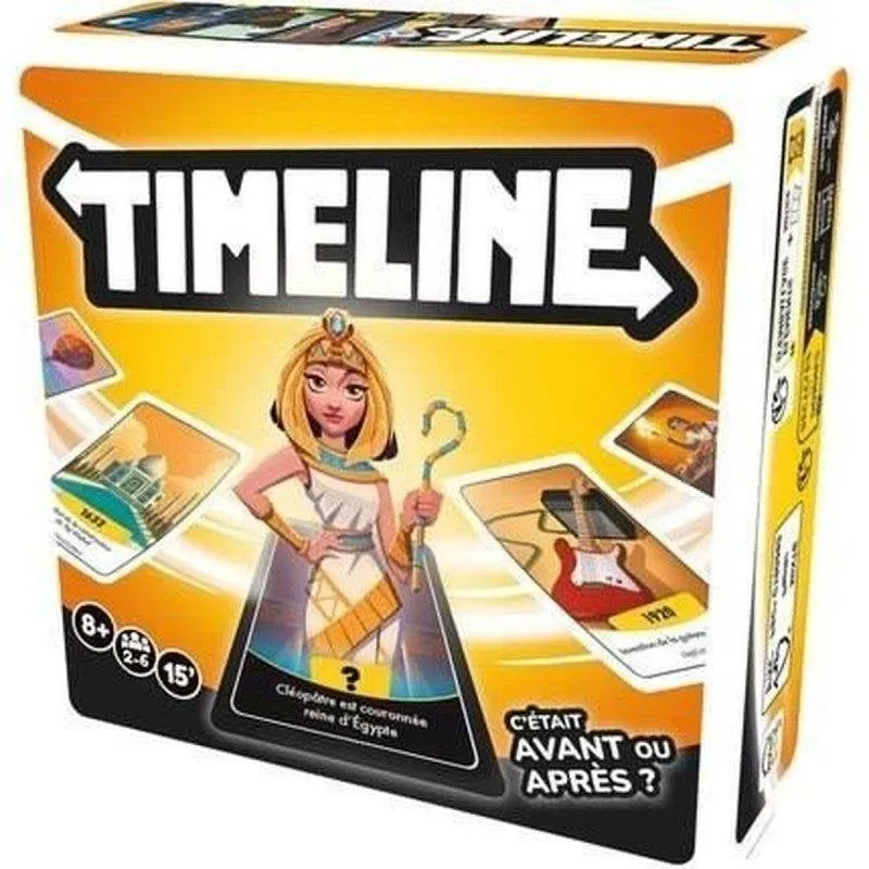 Gioco di Carte Asmodee Timeline Clutch Box 96 Carte Storico - immagine 1