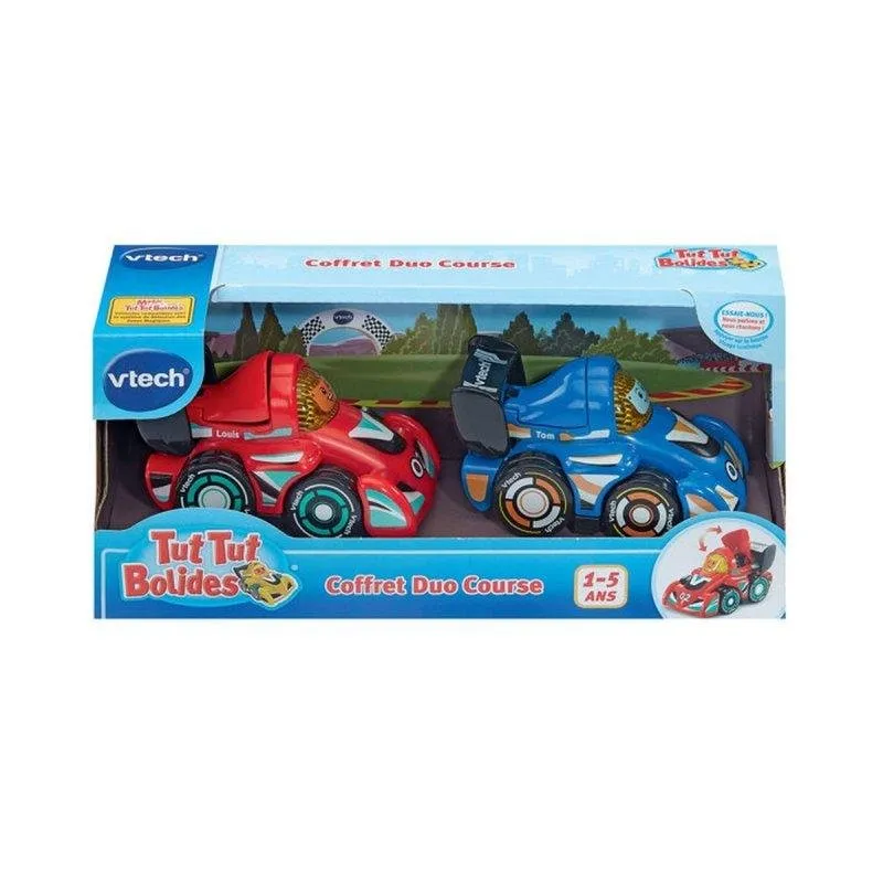 Macchinine Interattive VTech Tut Tut Bolides Duo Race Pack Louis + Tom Multicolor - immagine 1