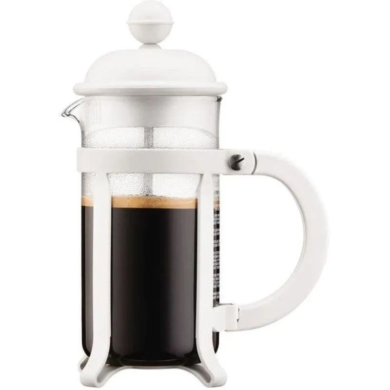 Caffettiera a stantuffo Bodum Java 0,35 L bianco crema vetro borosilicato - immagine 1