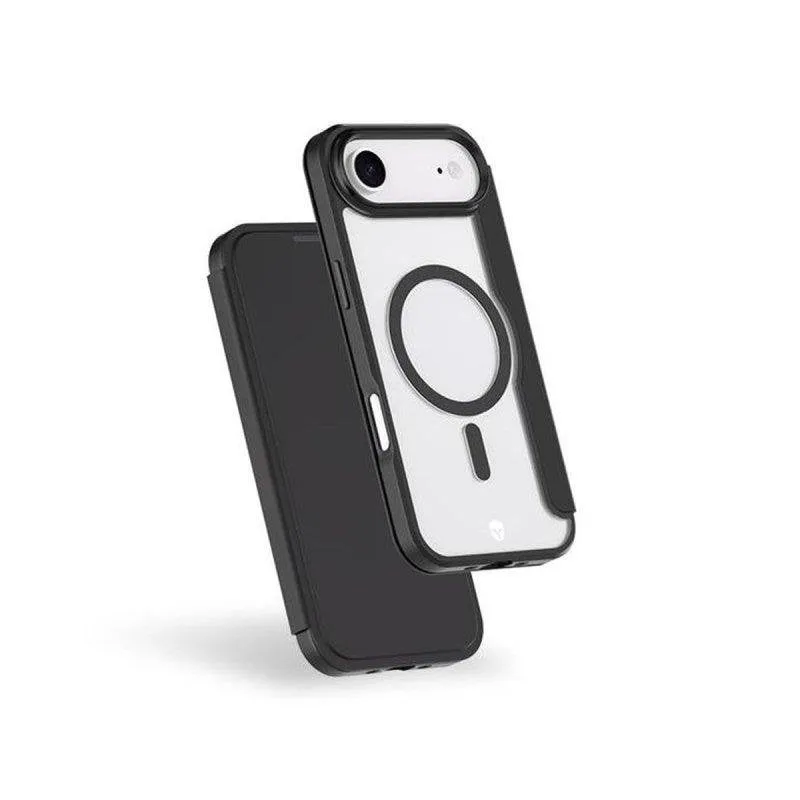 Custodia Force Case Folio TPU Nero Opaco con Porta Carte e MagSafe per iPhone Air - immagine 1