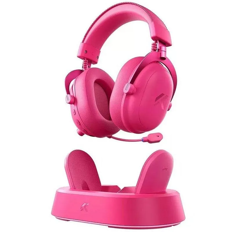 Cuffie Mchose V9 Turbo+ wireless Bluetooth 2.4 GHz gamer lampone - immagine 1