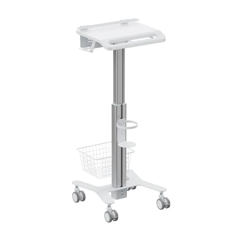 Carrello Medico Kimex 120-0051K3 Supporto Antifurto Portatile Altezza Regolabile - immagine 1