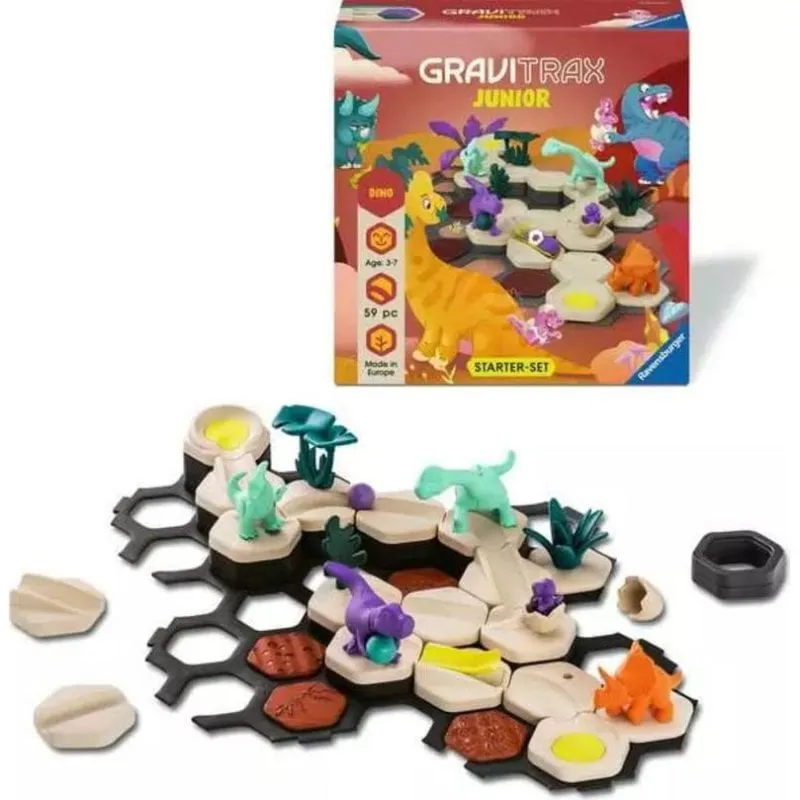 Ravensburger Gravitrax Junior Little Dino Set Iniziale 12020003 58 pezzi - immagine 1