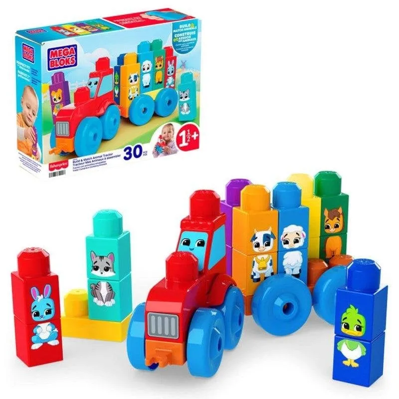 Mega Bloks Tracteur Des Animaux JKG33 30 pezzi - immagine 1