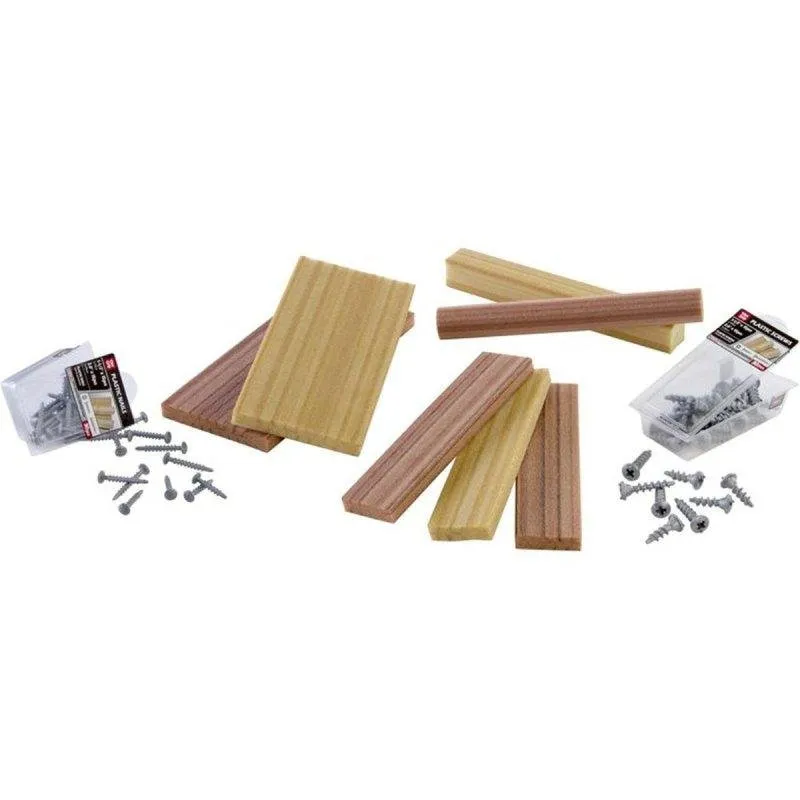 Little Tikes Creative Construction Set in Legno, Chiodi e Viti Giocattolo 408 pezzi - immagine 1