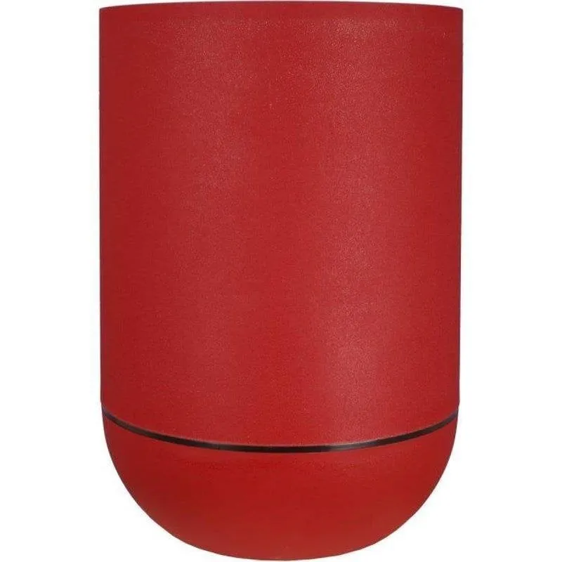 Vaso da giardino Riviera Tulipe Cilindrico Rosso Polipropilene Opaco 40 cm 57 cm 28 L - immagine 1
