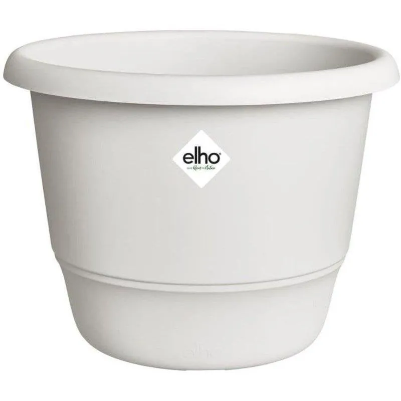 Vaso Elho Amiga Round 25 Bianco 5L Polipropilene 100% Riciclato - immagine 1