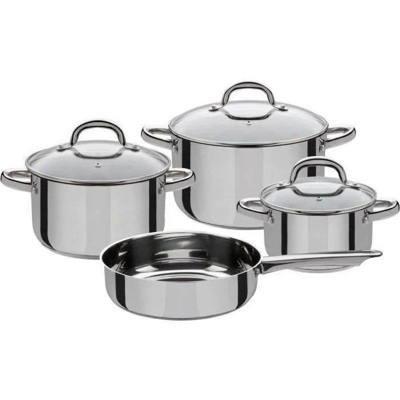 Set Cuoio Cucina GSW Montreal 7 Pezzi Inox 18/10 Induzione - immagine 1