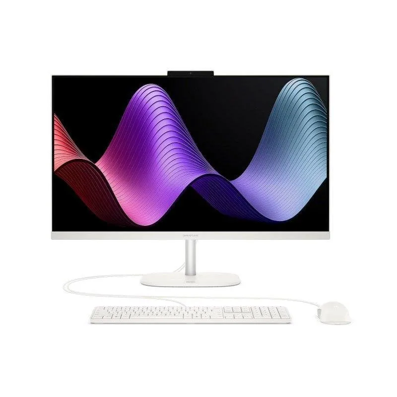 All-in-One HP OmniStudio 27-cv0012ns AMD Ryzen 5 16GB 1TB SSD Radeon 27" FreeDOS Bianco - immagine 1
