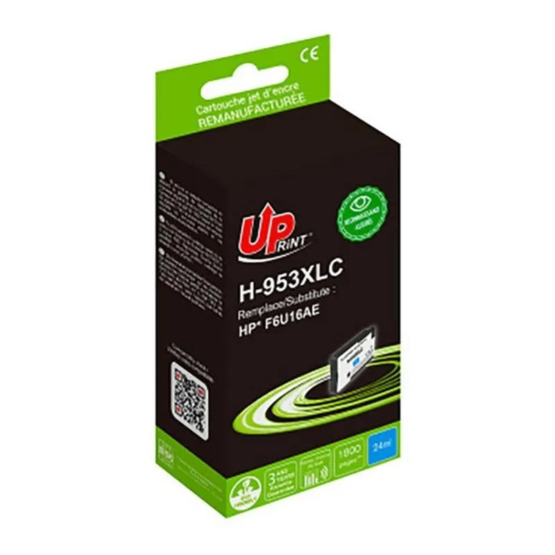 Cartuccia inchiostro UPrint compatibile HP 953XL Ciano 24 ml 1800 pagine - immagine 1