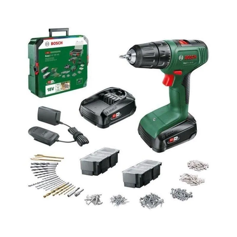 Trapano Avvitatore Bosch EasyDrill 18V-40 2 batterie 1.5 Ah Mandrino 13 mm 40 Nm - immagine 1