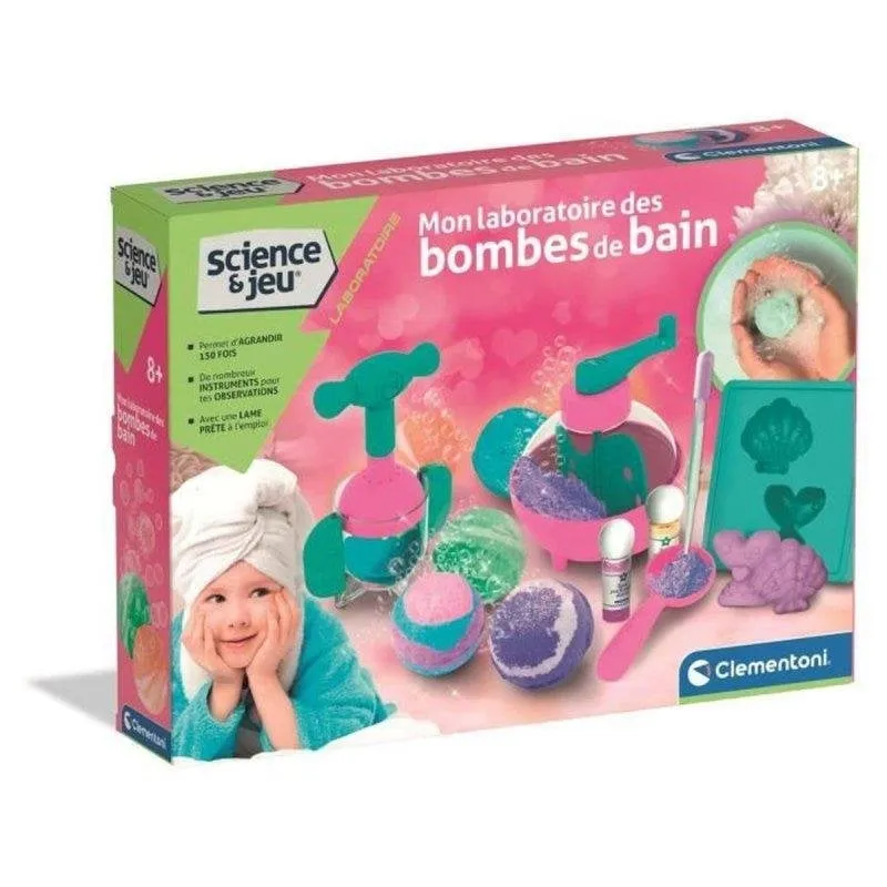 Clementoni My Bath Bomb Laboratory - Kit Creazione Bombe da Bagno - immagine 1