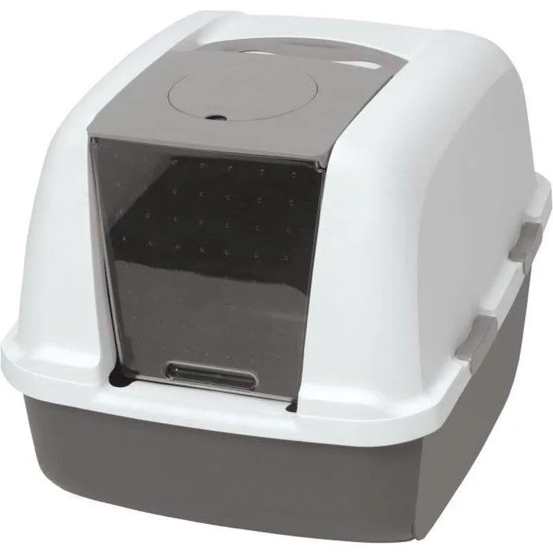 Cassetta Igienica Catit JUMBO AirSift Filtro Carbone Coperchio Trasparente - immagine 1