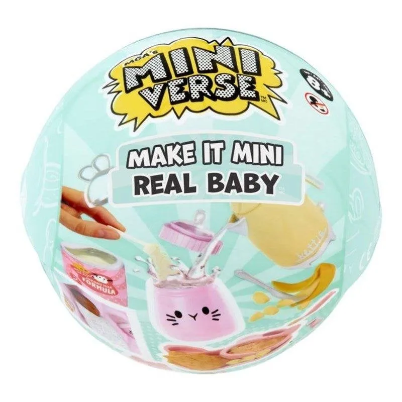 Figurina Bambino Mini MGA Miniverse Make It Mini Real Baby Multicolore - immagine 1