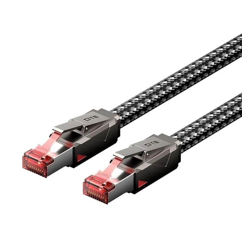 Cavo di Rete Vention IKMHD Cat8 SFTP Gaming 0,5 m Nero - immagine 1