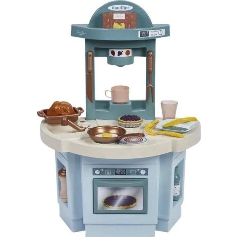 Cucina da gioco Ecoiffier Ma 1ère Cuisine Vert Azur 18 accessori - immagine 1