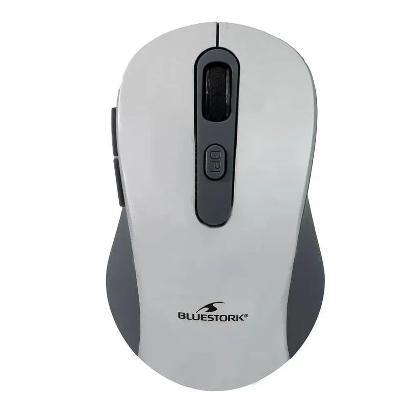 Ratón Bluestork M-WL-OFF65-GREY Bluetooth RF 4800 DPI Grigio Ambidestro - immagine 1