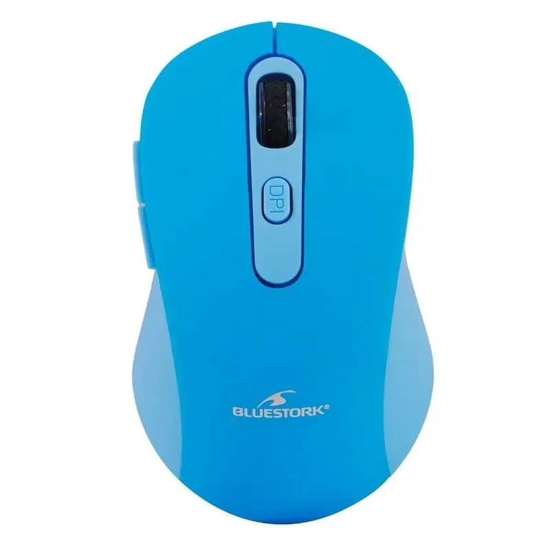 Ratón Bluestork M-WL-OFF65-BLUE Bluetooth RF 4800 DPI Blu Ambidestro 6 Pulsanti - immagine 1