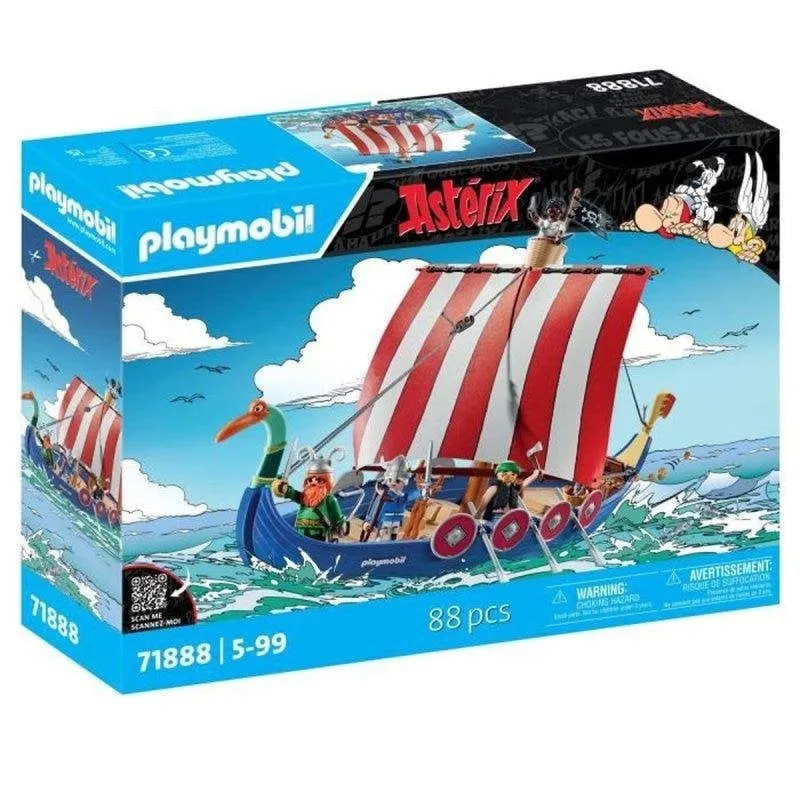 Playmobil Astérix Barca Pirata 71888 88 pezzi - immagine 1