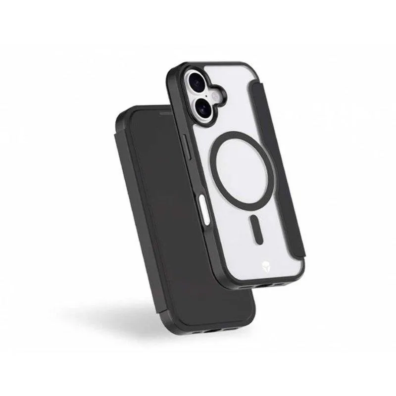 Custodia Force Case Folio Rinforzata MagSafe TPU Riciclato Nera per iPhone 17 - immagine 1