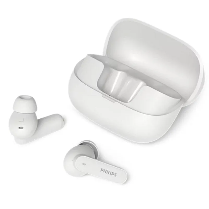 Auricolari Philips TAT3000WT/00 Bluetooth wireless con cancellazione ibrida del rumore bianco bianco - immagine 1