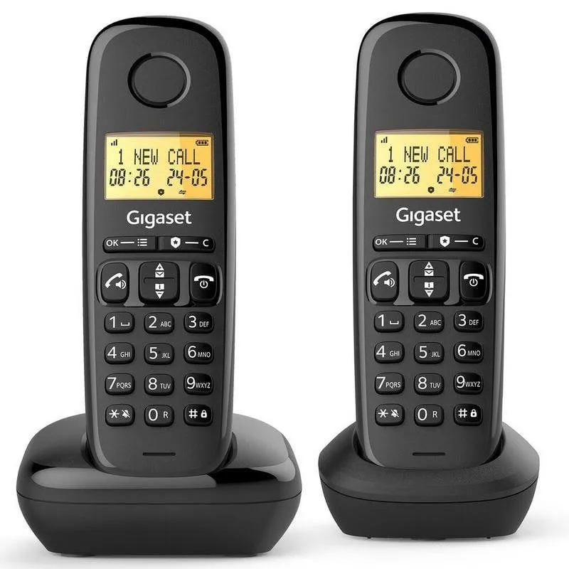 Telefono wireless Gigaset Basic 100 Duo Vivavoce - immagine 1