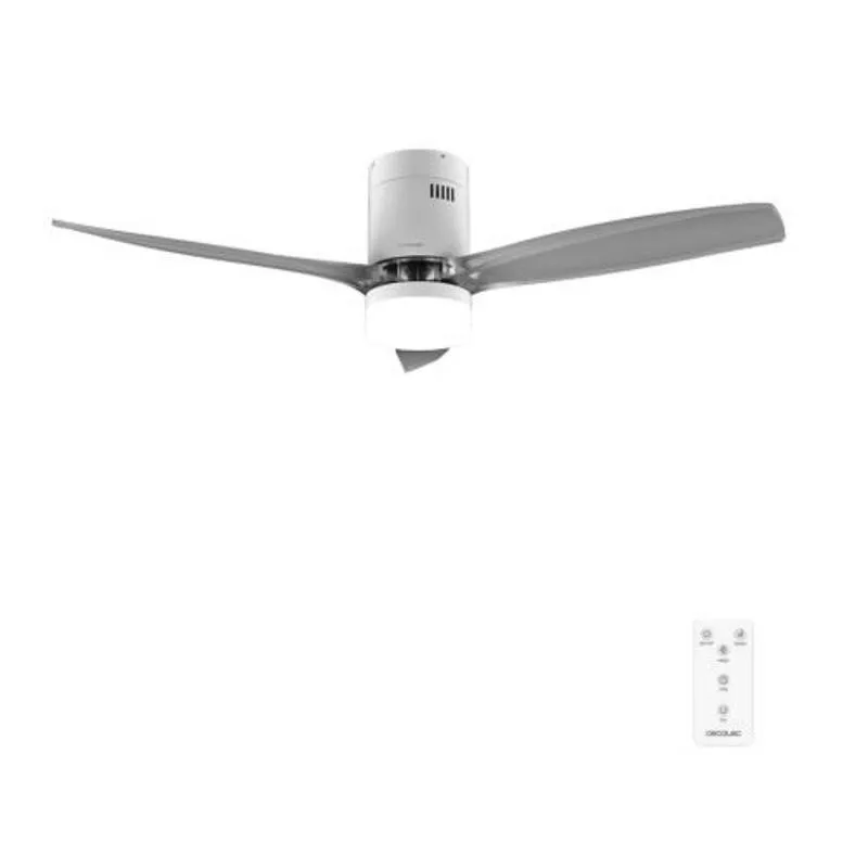 Ventilatore da Soffitto con Luce Cecotec EnergySilence Aero 5400 White 40W 132cm Motore DC 6 Velocità Telecomando Timer Estate/Inverno - immagine 1