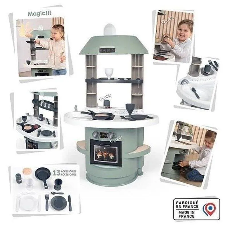 Cucina Giocattolo Smoby Nova Verde 36 cm 13 Accessori - immagine 1